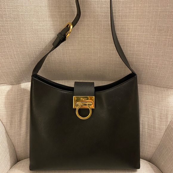 Salvatore Ferragamo Handbags - Salvatore Ferragamo Gancini Shoulder Bag